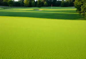 Close Up of a Beautiful Golf Course