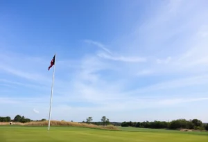 Close Up of a Beautiful Golf Course