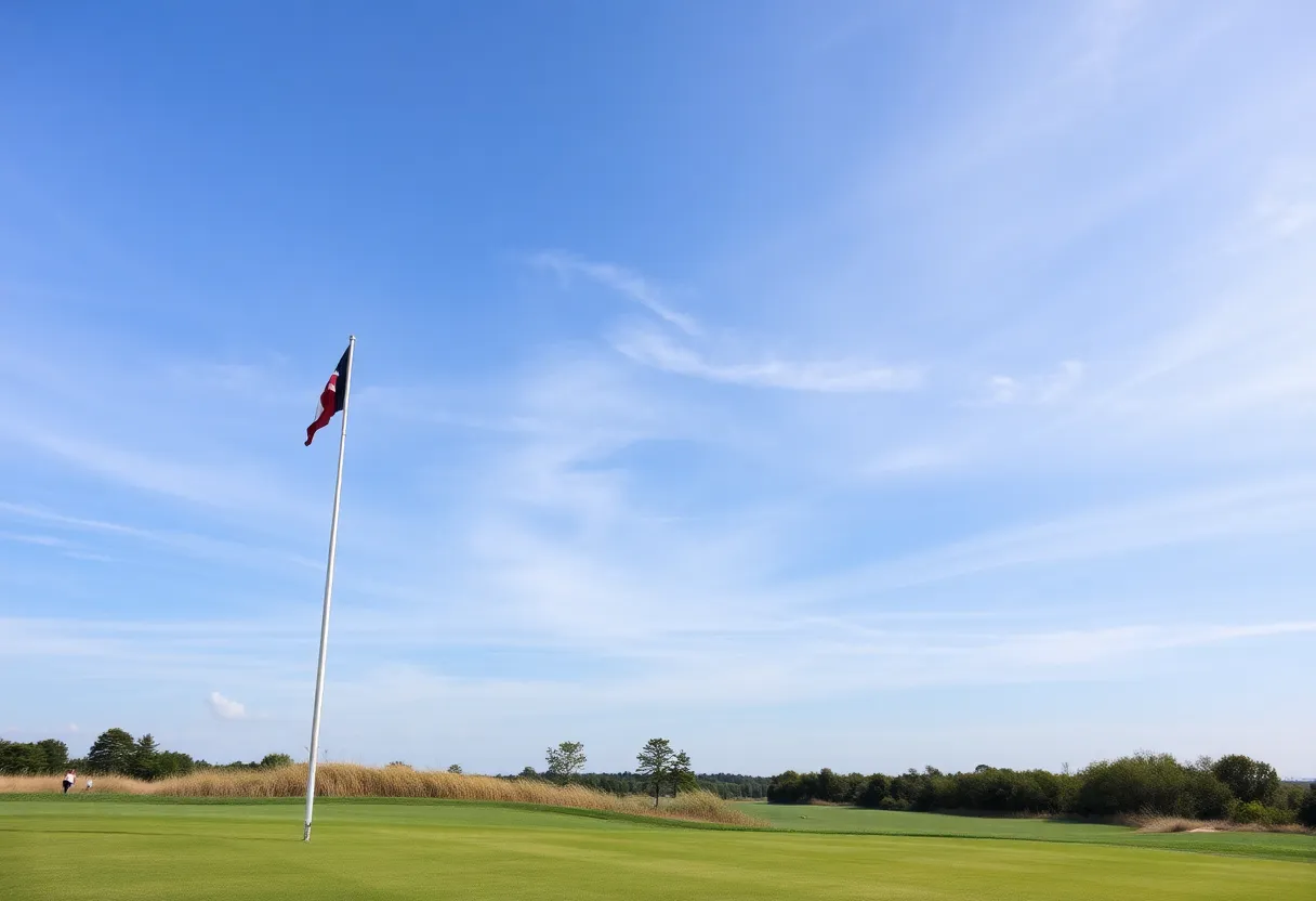 Close Up of a Beautiful Golf Course