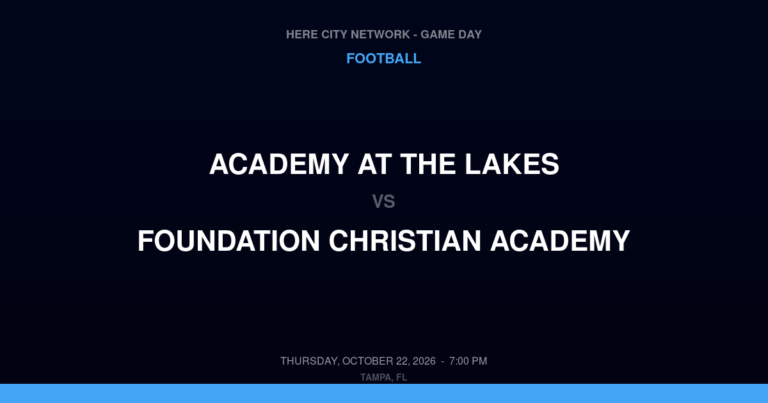 Academy at the Lakes 6, Foundation Christian Academy 50