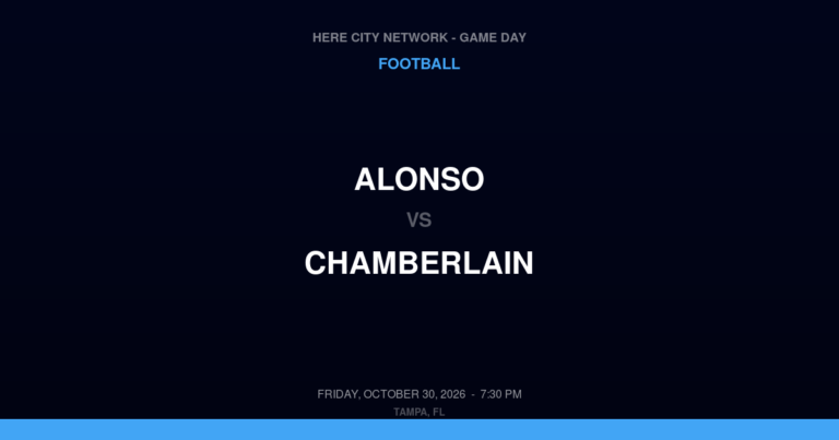 Alonso at Chamberlain
