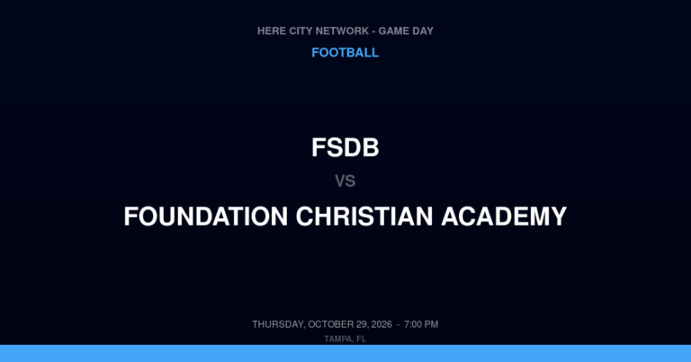 FSDB at Foundation Christian Academy