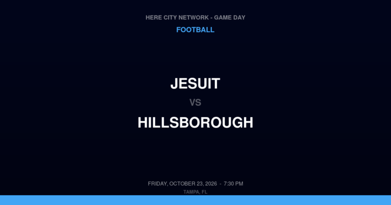 Jesuit 45, Hillsborough 21