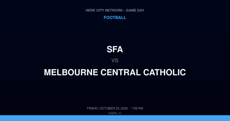 SFA 32, Melbourne Central Catholic 56