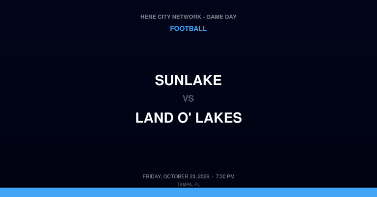 Sunlake 0, Land O' Lakes 31