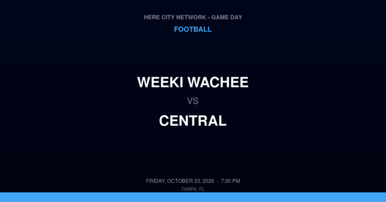 Weeki Wachee 20, Central 21