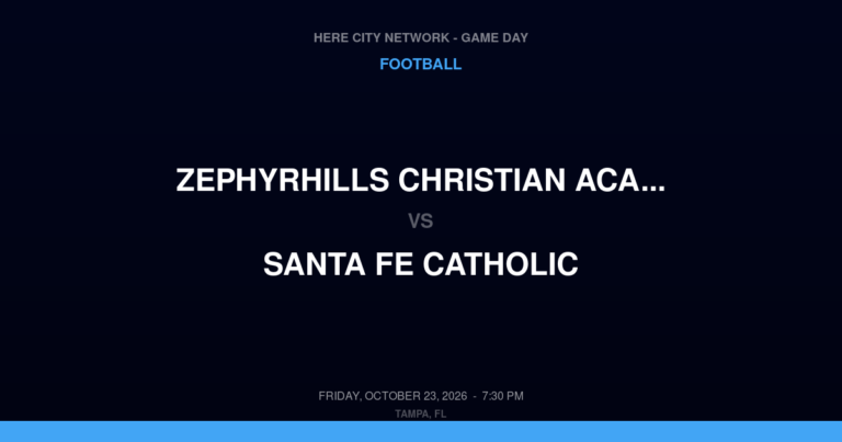 Zephyrhills Christian Academy 24, Santa Fe Catholic 21